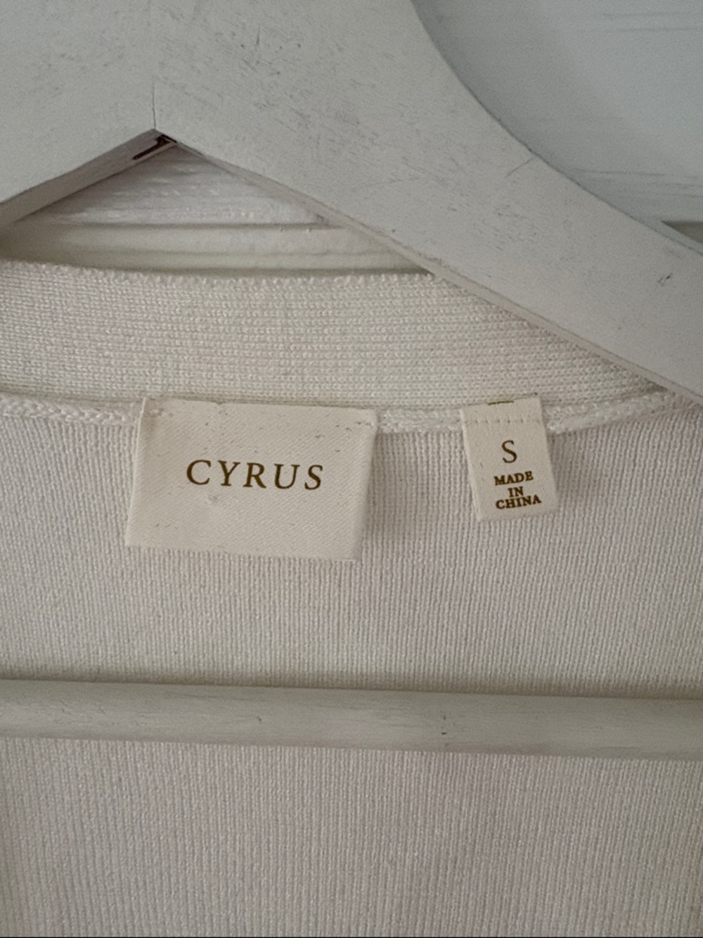 Cyrus Ivory Short-Sleeve Button Cardigan - Picture 2 of 3